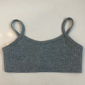 Shein Gray Crop Top